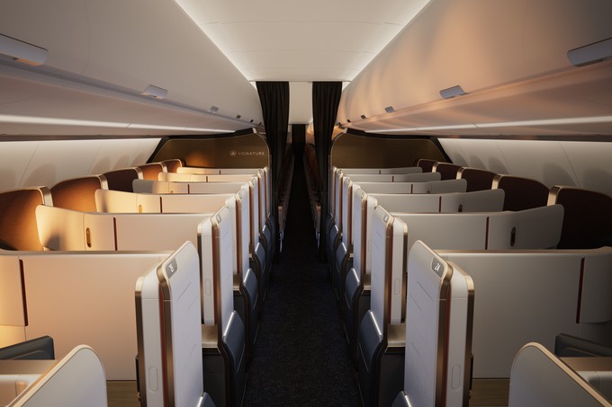 Die Business-Class-Suiten ...