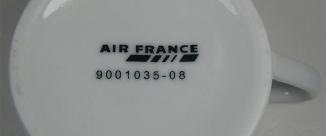 Tasse von Air France: Für Passagiere manchmal wertvolle Beute.