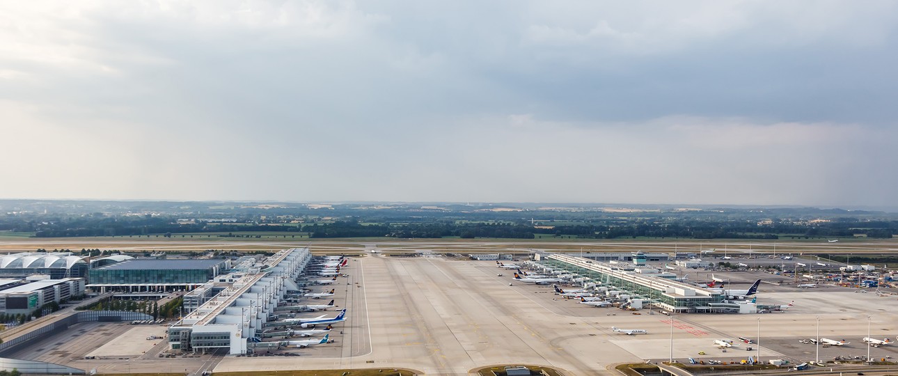 Knapp schaffte es auch der Flughafen München mit 150.000 Bewegungen in die Top zehn.