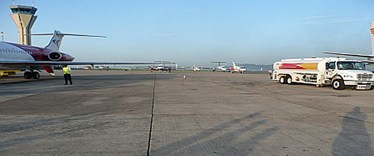Flughafen von Abuja: Modern, aber gefährdet.