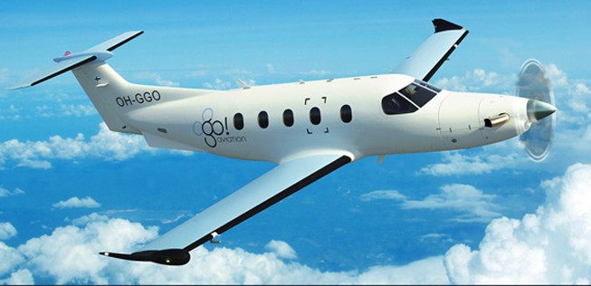 Go Aviation: Die Airline setzt auf Pilatus PC-12.