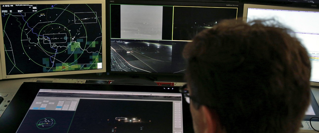 Das sogenannte Remote Tower Control Center in Leipzig: Jetzt läuft der Betrieb.