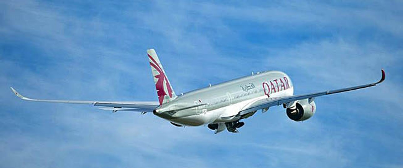 Airbus A350 von Qatar Airways: 22 Exemplare stehen inzwischen am Boden.