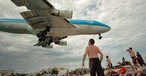 Boeing 747 im Anflug auf St. Maarten: Ein Spektakel.