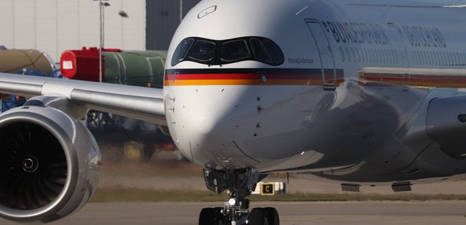 Lufthansa Technik baut in den kommenden Monaten die Regierungskabine ein.