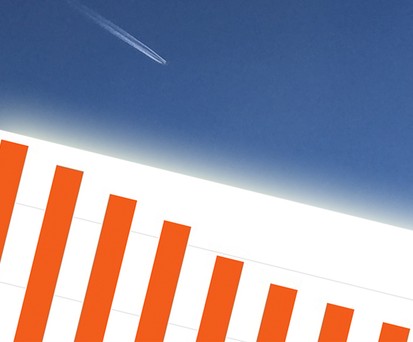 Flugreise: Die direkten Erträge der Airlines sinken.