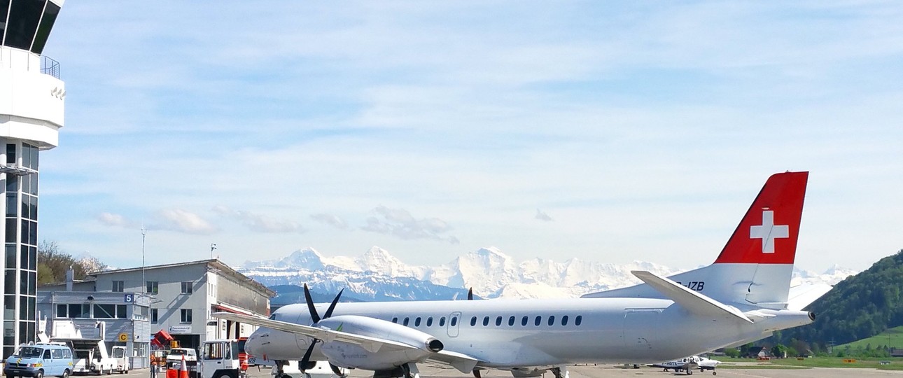 Saab 2000 von Skywork: Die Flieger bleiben am Boden.