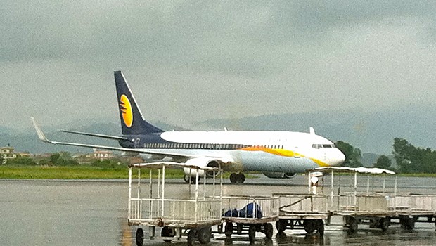 Maschine von Jet Airways in Kathmandu: Die Airline mit den meisten Sündern.