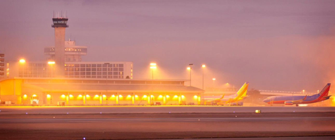 Der Tampa International Airport: Streit mit dem kleinen Nachbarn.
