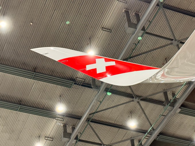 Und immer ein toller Blick: ein Wingelt des Airbus A350.