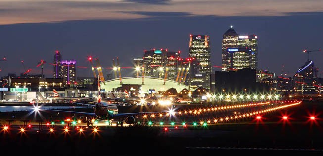In der Kategorie 2 bis 5 Millionen Reisende standen in Europa vorne: London City Airport (im Bild) und Southampton in Großbritannien, Tallinn in Estland und Zagreb in Kroatien.