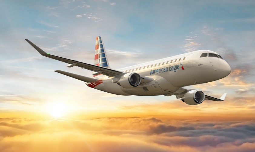Embraer E175 in den Farben von American Eagle: Skywest fliegt erstmals mit E-Jets für die größte Fluggesellschaft der Welt.