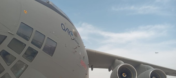 Ilyushin Il-76: Auf ihrer Grundlage wurde das spezielle Tankflugzeug Il-78 entwickelt.