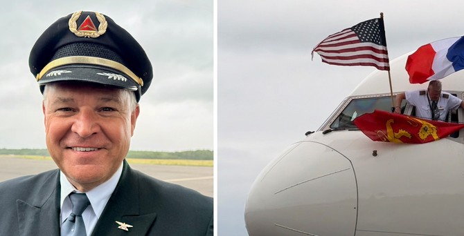 Kapitän Jim Butterworth, Boeing 767 von Delta nach der Landung in Deauville: Akribische Planung nötig.