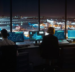 Fluglotsen in einem Tower: Ein anonymer Fluglotse wehrt sich gegen das Dauerbashing von Ryanair.