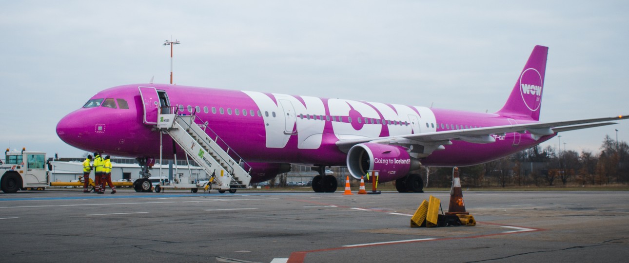 Wow-Air-Flieger: Die Pleite der Fluglinie zieht Islands Wirtschaft runter.