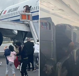 Triebwerk eines Airbus A320 Neo von Air China fängt Feuer