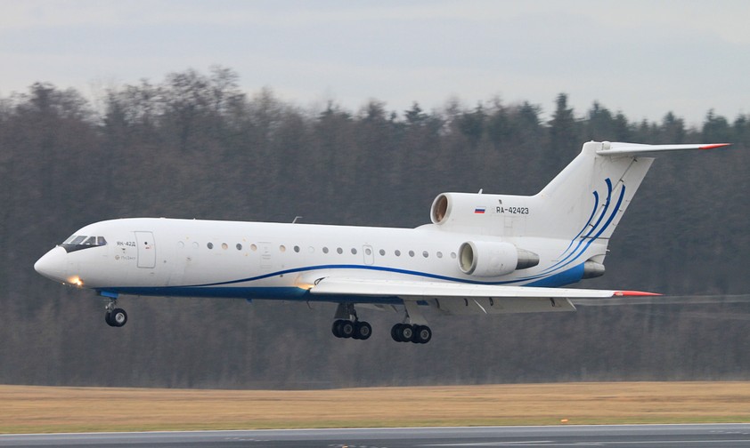 Yakovlev Yak-42: Wurde bis 2003 gebaut.