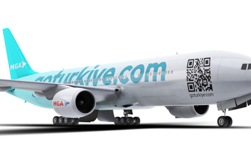 Darstellung eines Flugzeuges von Mavi Gök: Soll bald starten.