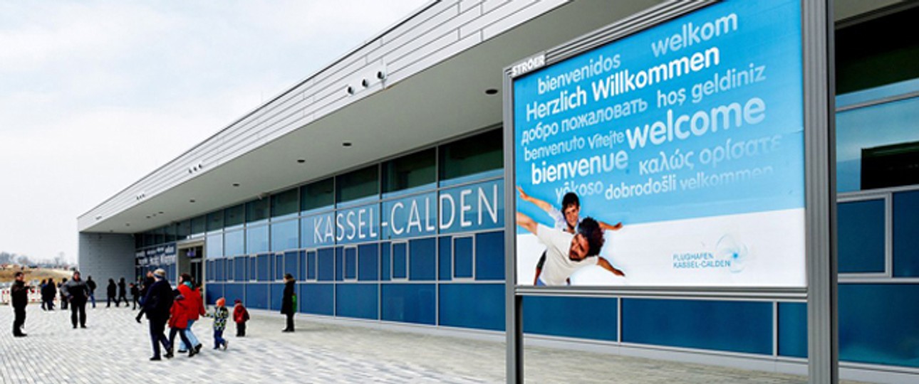 Kassel Airport: Bald wird es sehr ruhig.