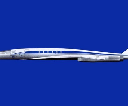 Draft of the Tu-444 (archive): Tupolev puts focus on supersonic business travel once again.