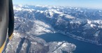 Blick auf den Lago Maggiore beim Anflug auf Lugano: Die Strecke steht auf dem Prüfstand.