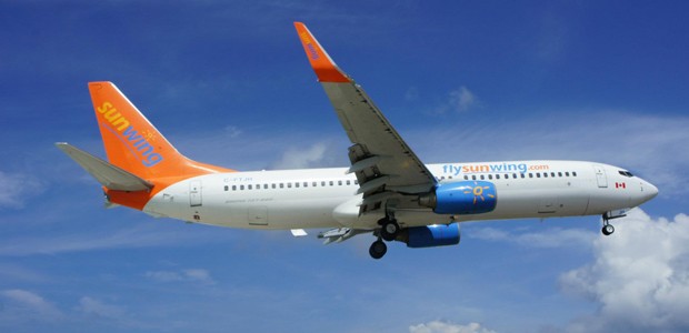 Boeing 737-800 von Sunwing: Die Airline setzte auf Wet-Leasing.