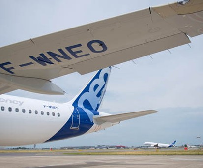 Airbus A320 Neo: Auch neuere Flieger halfen bei der Verbesserung.