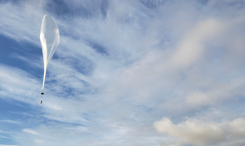 Wetterballon von Windborne: Sorgte für Schaden an der Boeing 737 Max von United.