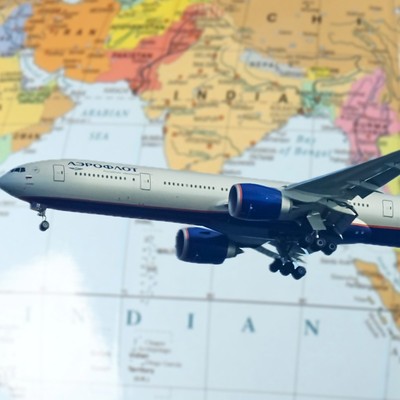 aeroflot boeing 777 globus