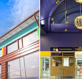 Flughafen Ivalo: Der Airport erstrahlt in neuem Glanz.