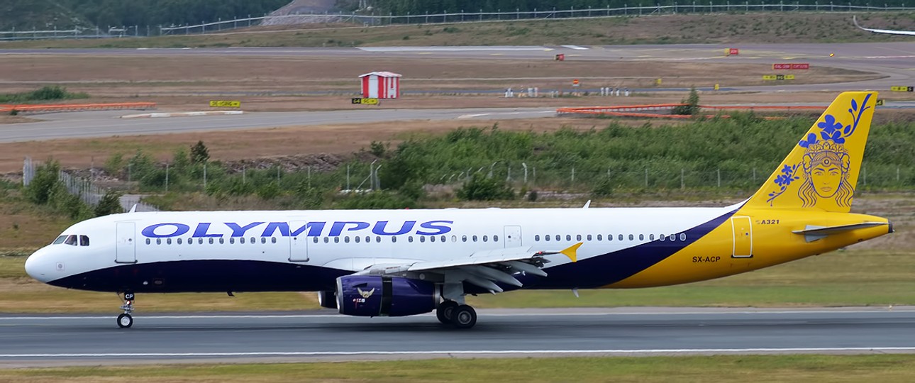 A321 von Olympus Airways: Ärger in Deutschland.