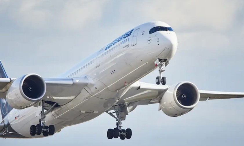 Airbus A350 von Lufthansa: Die USA machen der Airline Probleme.