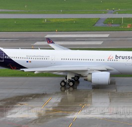 Airbus A330 von Brussels Airlines: Über Barcelona nach Brüssel.