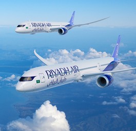 Riyadh Air hat 28 weitere Boeing 787 Dreamliner fest bestellt und übt damit Optionen aus einer Bestellung aus dem Jahr 2023 aus. Gleichzeitig wandelt die saudi-arabische Fluggesellschaft 20 der bestellten Flugzeuge in die größere Variante Boeing 787-10 um. Mit dem Ausbau der Flotte will Riyadh Air ihr Ziel untermauern, bis 2030 mehr als 100 Ziele weltweit zu bedienen.