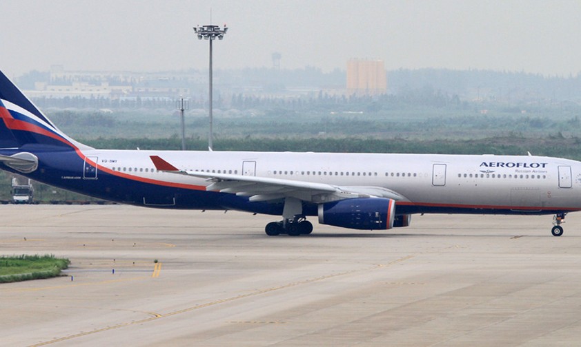 Der Airbus A330-300 von Aeroflot: Hier trug er noch das Kennzeichen VQ-BMY.