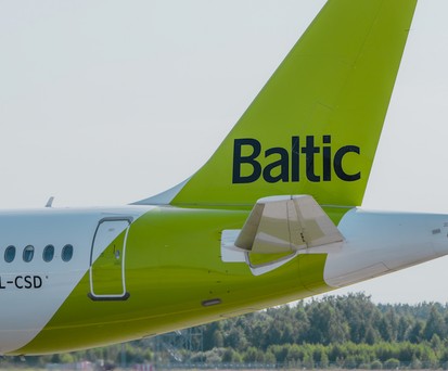 Airbus A220 von Air Baltic:  Bald in Wien und Brüssel?