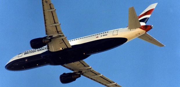 A320 von British Airways: Zum Glück war der Jet noch nicht abgehoben