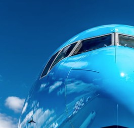 Flugzeug von KLM: Eines musste nun über Island umdrehen.