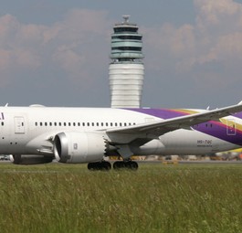 Dreamliner von Thai Airways in Wien: Die Fluglinie kehrt nicht nach Wien zurück.