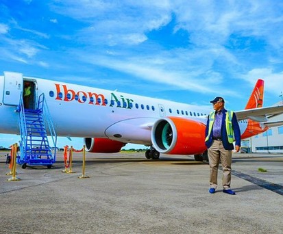 Der Airbus A220-300 für Ibom Air: Aktuell noch in Europa.