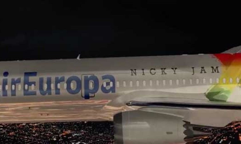 Air Europa bemalt Dreamliner für Reggaeton-Star