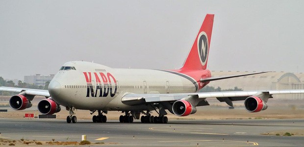 B747 von Kabo Air: Probleme in Saudi Arabien.
