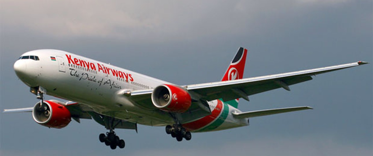 B777 von Kenya Airways: Bald verstärkt in die Golfregion.