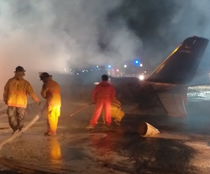 Businessjet mit Erkranktem stürzt in Manila ab