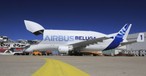 Der Airbus Beluga ST mit dem Kennzeichen F-GSTA (hier zu sehen im Jahr 2014): Der erste je gebaute Beluga beendet nun zumindest vorerst seinen Dienst.