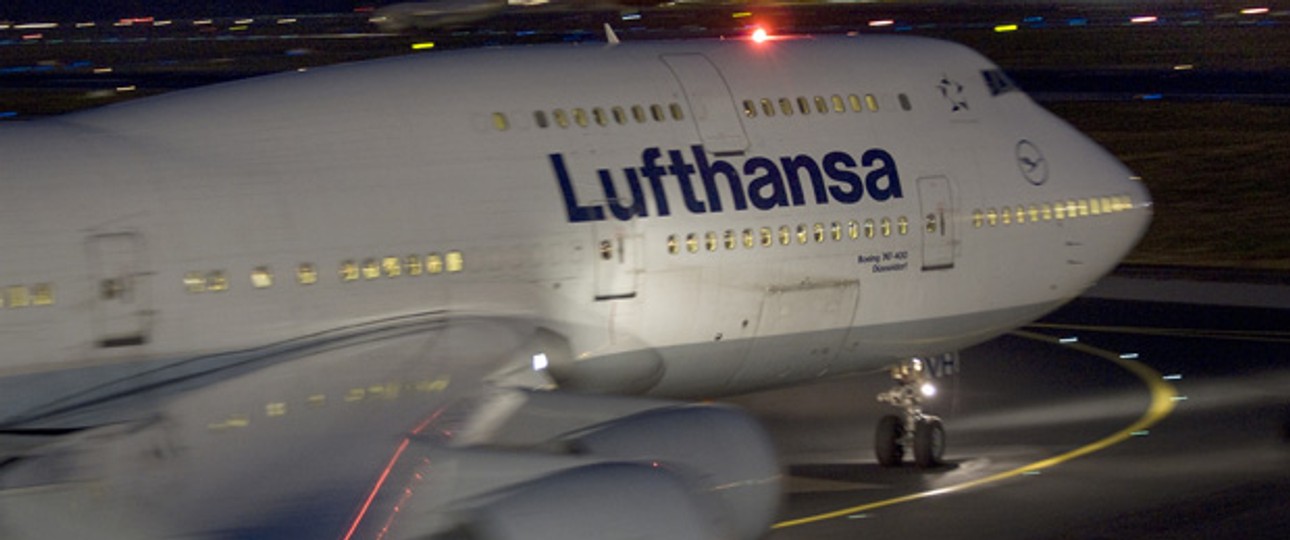 Boeing B747-400 der Lufthansa: Probleme mit den Toilette.