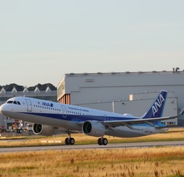 Airbus A321 Neo von ANA: Von den Problemen betroffen.
