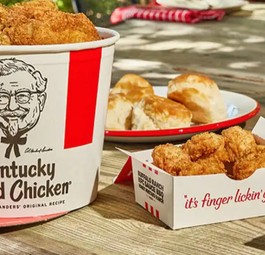 Frittiertes Hühnchen KFC: Ersetzte bei einem British-Airways-Flug das Catering.