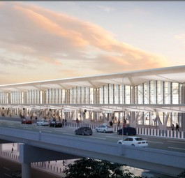 Das künftige Terminal One des Newark Liberty International Airport.